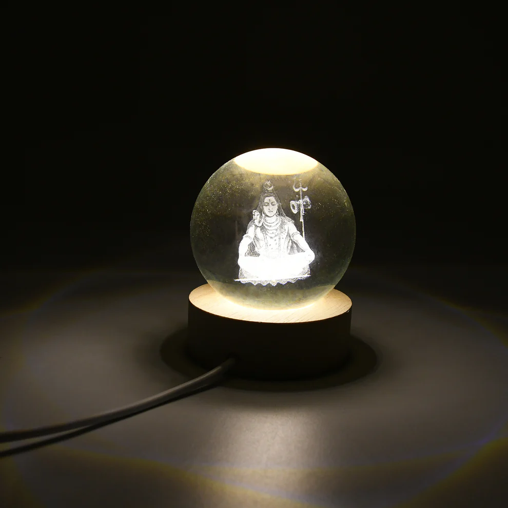 3D Crystal Ball Lamp 3D Night Light Crystal Ball Night Lamp Home Decoration Lamps Bedroom Night Light LED Crystal Ball Light 3D Lamp Gift Idea Decorative Night Lamp Unique Table Lamp Bedroom Mood Lighting