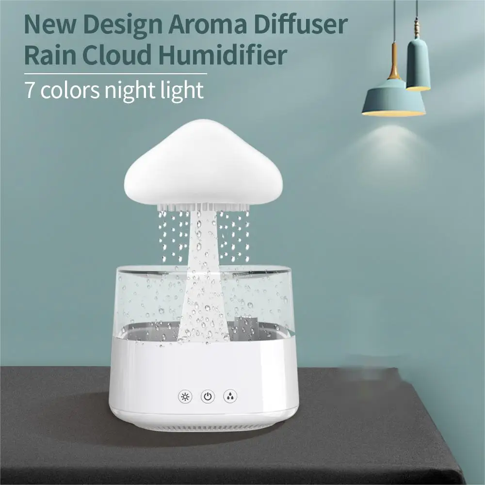 Cloud rain diffuser  Rain sound humidifier  Ultrasonic raindrop diffuser  Aromatherapy rain machine  Relaxation diffuser with lights  Cloud humidifier with LED  Mist humidifier raindrop effect  Essential oil cloud diffuser  Soothing rain diffuser  Rain lamp diffuser  Cloud lamp humidifier  Rain aromatherapy machine  Cool mist rain diffuser  Quiet rain drop humidifier  Ultrasonic cloud diffuser  Night light diffuser rain  Rain cloud mist diffuser  Cloud shaped humidifier  Rainy mood diffuser  Rain machine with lights  Color changing cloud diffuser  Calm sleep diffuser  Relax cloud lamp  USB rain diffuser  Aromatherapy humidifier rain sound  Decorative rain diffuser  Cute cloud diffuser  Spa mood rain lamp  Mini cloud diffuser  Water droplet diffuser lamp  LED mist diffuser cloud  Baby room humidifier  Stress relief aroma diffuser  Zen rain lamp humidifier  Essential oil raindrop machine  Rain sound diffuser for sleep  Unique humidifier for gifts  Mood lamp diffuser  Indoor rain cloud diffuser  Wellness rain diffuser for home